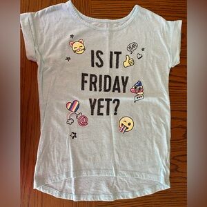 Place Sky Blue Sequin Tee